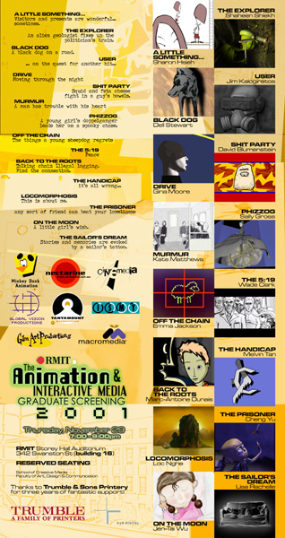 RMIT Animation & Interactive Media Graduate Screening